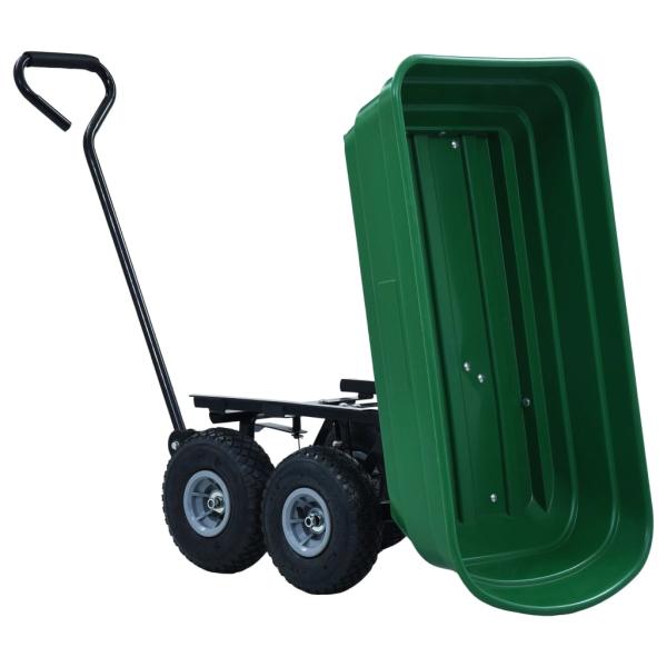 Garten-Kippwagen 300 kg 75 L Grün