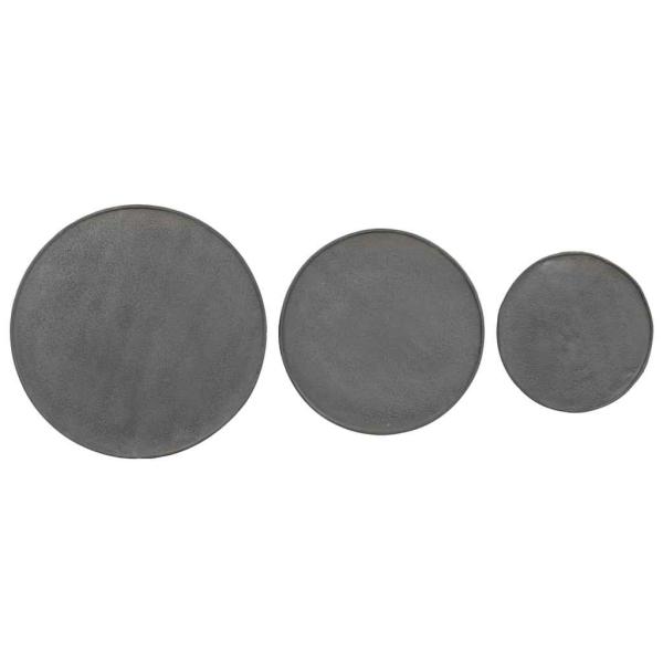 Couchtisch 3 Stk. Schwarz Holzwerkstoff