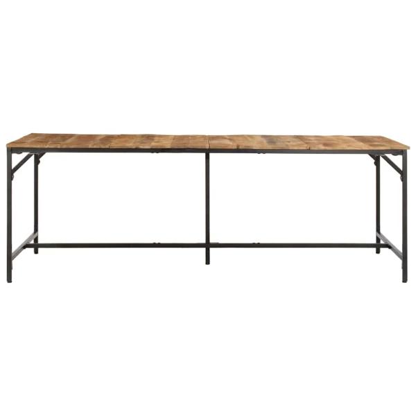 Esstisch 220x90x75 cm Raues Massivholz Mango