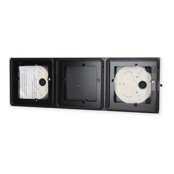 Gira 5503902 System 106 AP-Gehäuse 3 Module 1x3, Verkehrsweiß