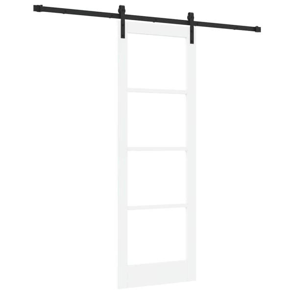 Schiebetür mit Zubehör Set 'ORKDAL'Weiß 73,5x211 cm