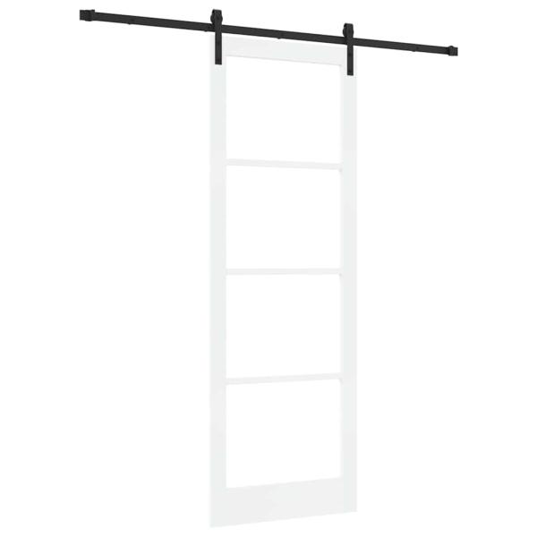 Schiebetür mit Hardware Set 'ORKDAL'Weiß 83x232 cm