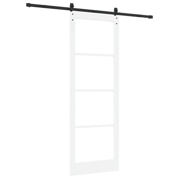 Schiebetür mit Hardware Set 'ORKDAL'Weiß 83x232 cm