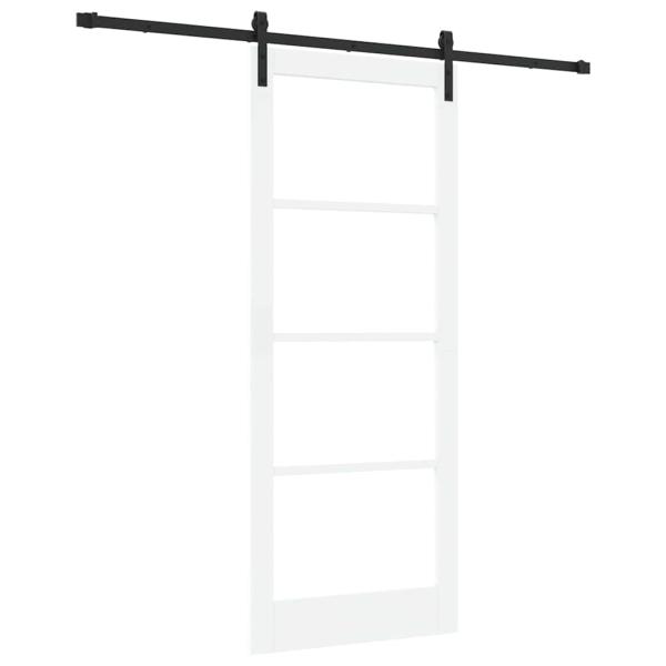 Schiebetür mit Beschlagset 'ORKDAL'Weiß 86x211 cm