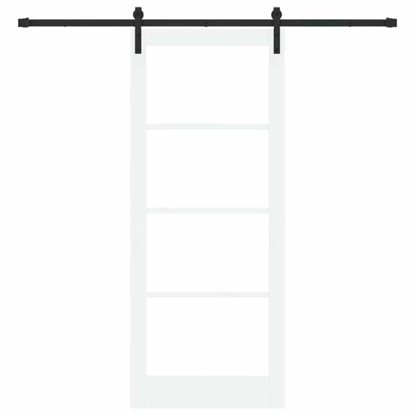 Schiebetür mit Beschlagset 'ORKDAL'Weiß 86x211 cm