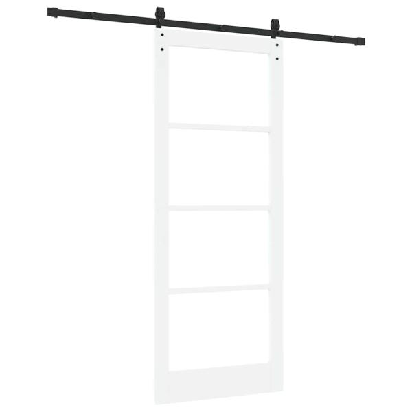 Schiebetür mit Beschlagset 'ORKDAL'Weiß 86x211 cm