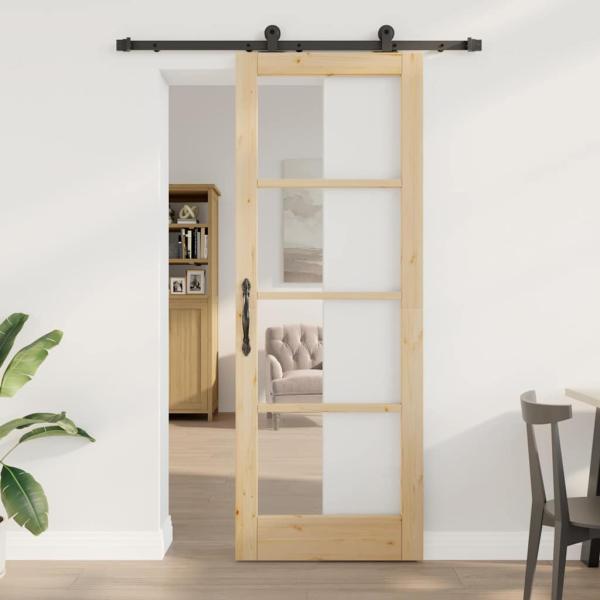 ARDEBO.de - Schiebetür mit Beschlagsatz 'ORKDAL'78x211 cm