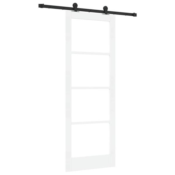 Schiebetür mit 'ORKDAL'Beschlägen Weiß 78x211 cm