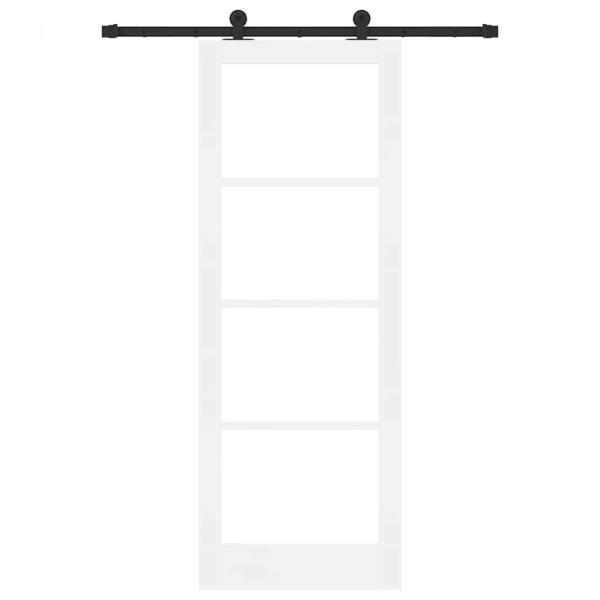 Schiebetür mit 'ORKDAL'Beschlägen Weiß 78x211 cm