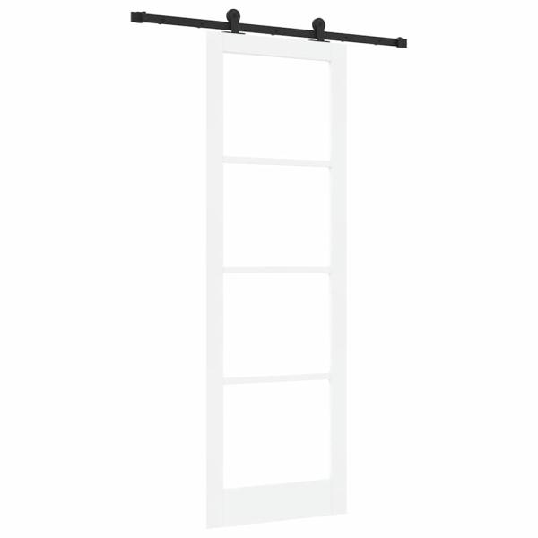 Schiebetür mit Hardware-Set 'ORKDAL'Weiß 78x232 cm