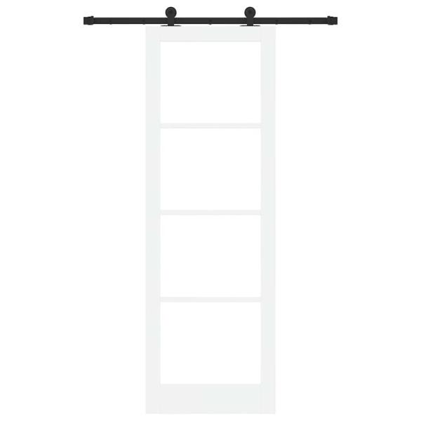 Schiebetür mit Hardware-Set 'ORKDAL'Weiß 78x232 cm