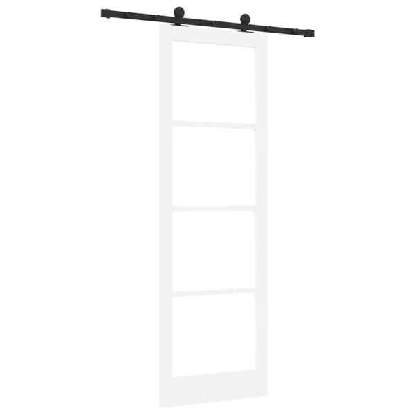 Schiebetür mit Hardware-Set 'ORKDAL'Weiß 78x232 cm