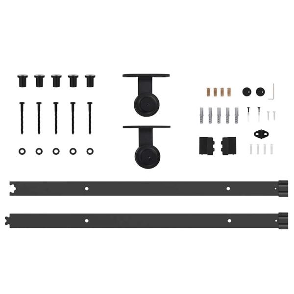 Schiebetür mit Hardware-Set 'ORKDAL'Weiß 78x232 cm