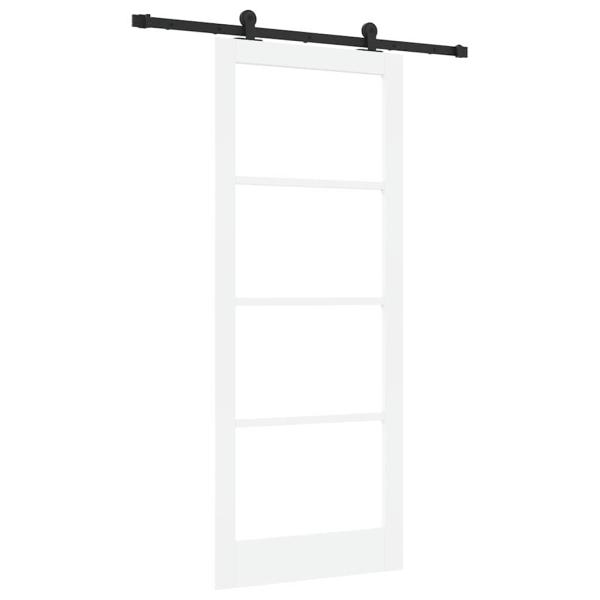 Schiebetür mit Montageset "ORKDAL" Weiß 86x211 cm