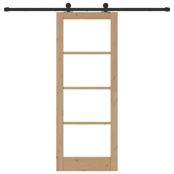 Schiebetür mit Beschlag-Set "ORKDAL" 78x202 cm