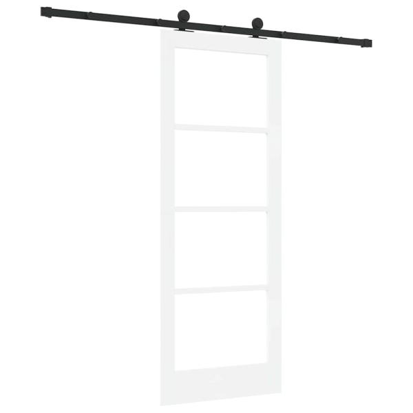 Schiebetür mit Beschlagset 'ORKDAL'Weiß 78x202 cm