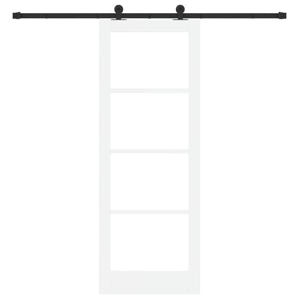 Schiebetür mit Hardware-Set 'ORKDAL'Weiß 78x211 cm