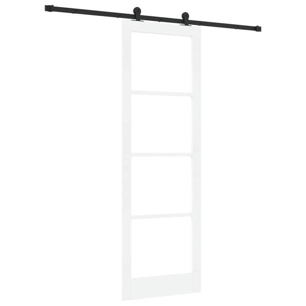 Schiebetür mit Zubehörset 'ORKDAL'Weiß 78x232 cm