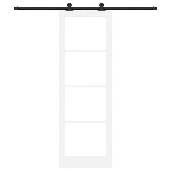Schiebetür mit Zubehörset 'ORKDAL'Weiß 78x232 cm