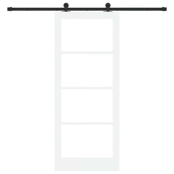 Schiebetür mit Zubehörset 'ORKDAL'Weiß 86x211 cm