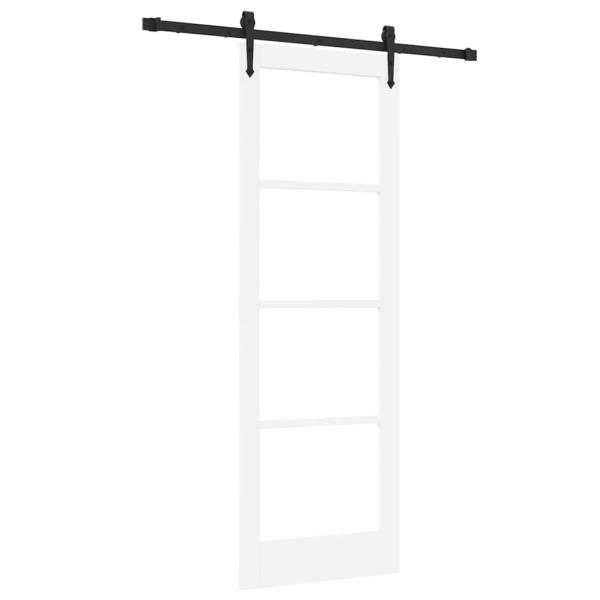 Schiebetür mit Hardware-Set 'ORKDAL'Weiß 73,5x211 cm