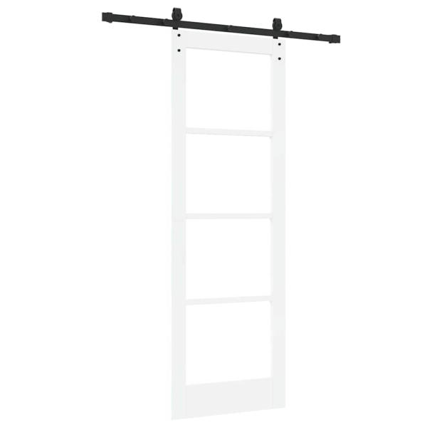 Schiebetür mit Hardware-Set 'ORKDAL'Weiß 73,5x211 cm