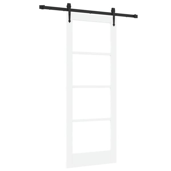 Schiebetür mit Bausatz 'ORKDAL'Weiß 78x202 cm