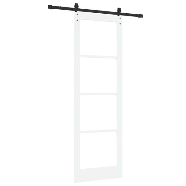 Schiebetür mit Beschlagsatz ORKDAL Weiß 78x232 cm