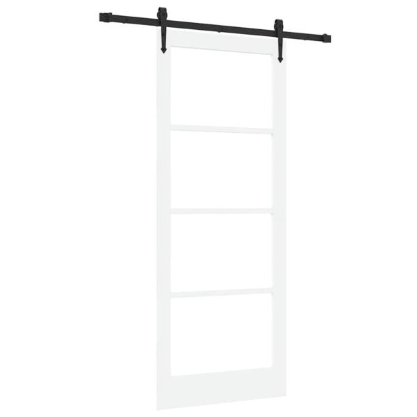 Schiebetür mit Beschlagsatz "ORKDAL" Weiß 86x211 cm