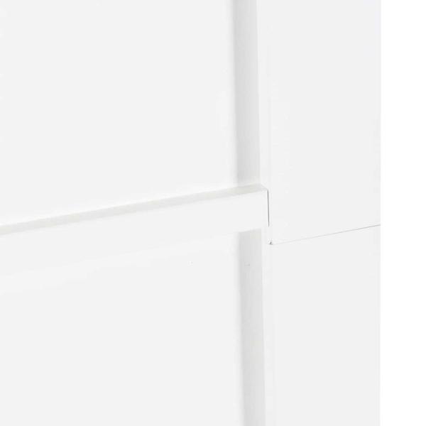 Schiebetür mit Hardware-Set Weiß 83x211 cm Massivholz Kiefer