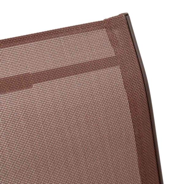 Stapelbare Gartenstühle 6 Stk. Braun Textilene