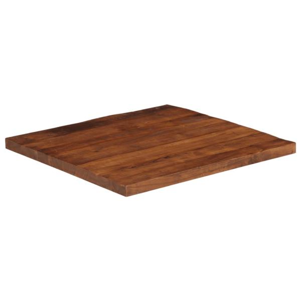 ARDEBO.de - Tischplatte 70x70x2,5 cm Quadratisch Altholz Massiv