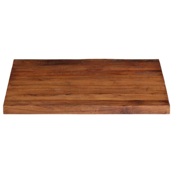 Tischplatte 70x70x2,5 cm Quadratisch Altholz Massiv