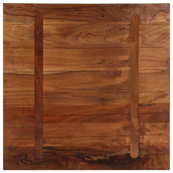 Tischplatte 70x70x2,5 cm Quadratisch Altholz Massiv