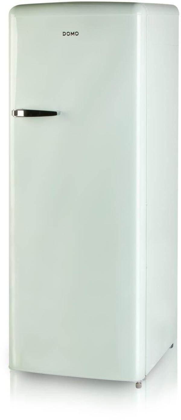 DOMO DO91701R Stand Retro Kühl-Gefrierkombination, 54 cm breit, 218 L, mintgrün