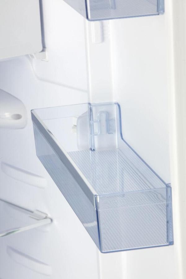 DOMO DO91701R Stand Retro Kühl-Gefrierkombination, 54 cm breit, 218 L, mintgrün