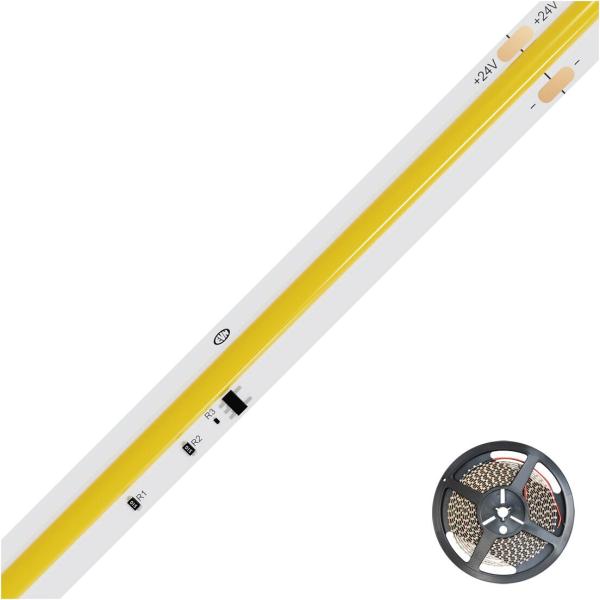ARDEBO.de EVN COB-Serie LED-Strip, IP20, 24V/DC, 12W/m, 1320lm/m, 5m (C20242451240)
