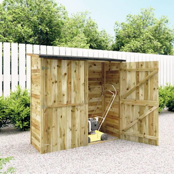 ARDEBO.de - Garten-Geräteschuppen Kiefernholz Imprägniert 182x76x175 cm