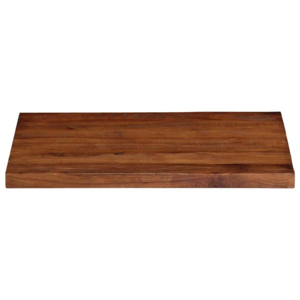 Tischplatte 90x60x2,5 cm Rechteckig Altholz Massiv
