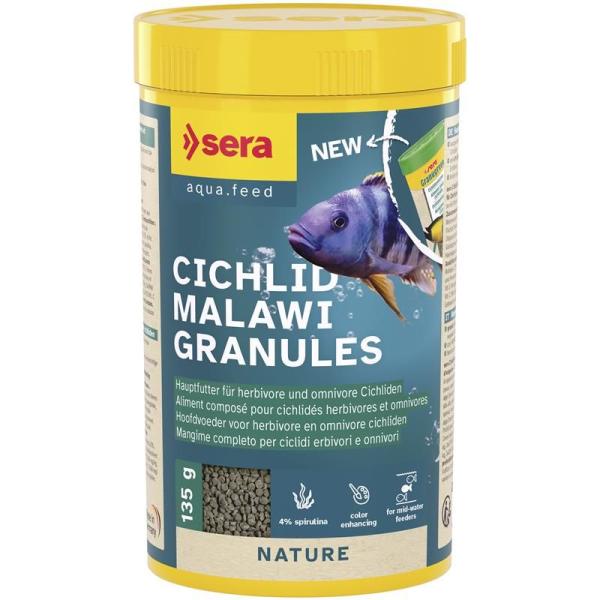 ARDEBO.de sera Cichlid Malawi Granules 250 ml (135 g)