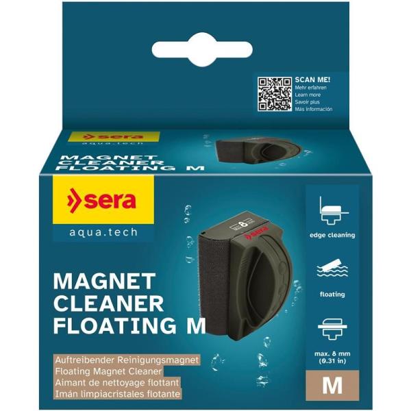 ARDEBO.de sera Magnet Cleaner Floating M 8 mm Glass