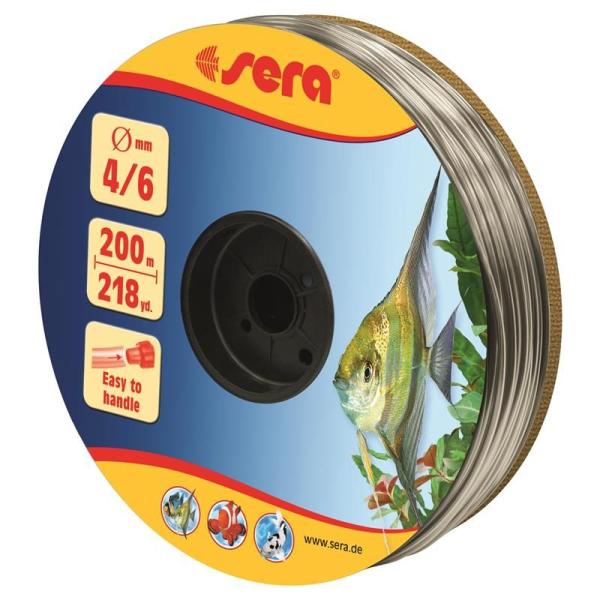 ARDEBO.de sera Schlauch 4/6 grau 200 m Rolle