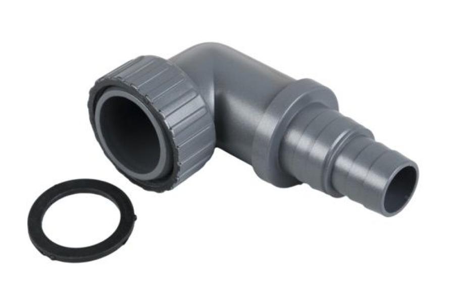 ARDEBO.de sera pond 90°-Wassereinlaufstutzen - Ersatzteil für UV-C-System 55 W 