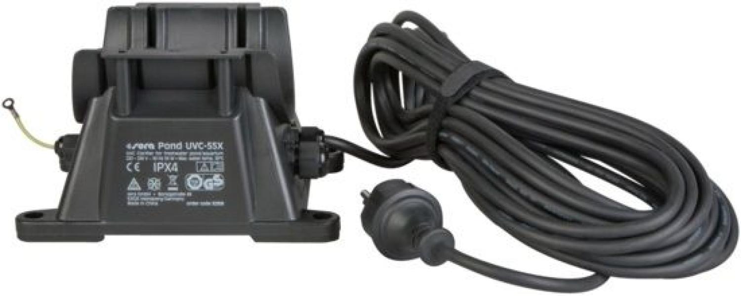 ARDEBO.de sera pond Montagefuß inkl.10 m Kabel u. Spannring - Ersatzteil für UV-C-System 55X 