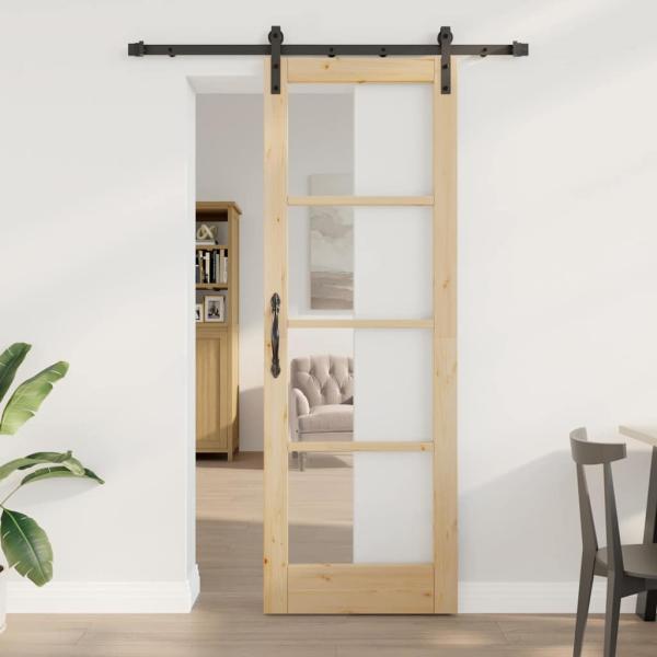 ARDEBO.de - Schiebetür mit Hardware-Set 'ORKDAL'73,5x211 cm
