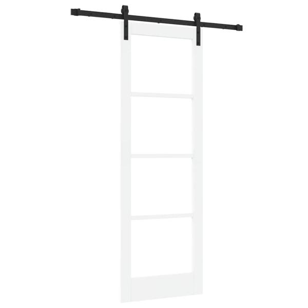 Schiebetür mit Bausatz 'ORKDAL'Weiß 73,5x211 cm