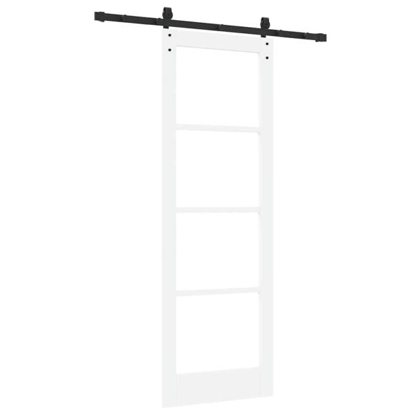 Schiebetür mit Bausatz 'ORKDAL'Weiß 73,5x211 cm