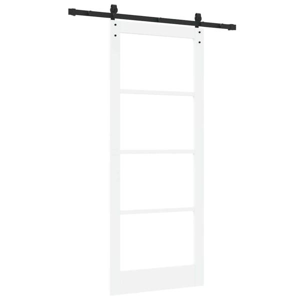 Schiebetür mit Beschlagsatz 'ORKDAL'Weiß 86x211 cm