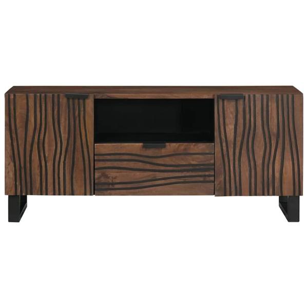 ARDEBO.de - TV-Schrank 105x33.5x46 cm aus massivem Mango-Holz