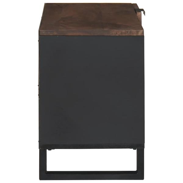 TV-Schrank 80x31,5x46 cm Massivholz Mangou & Engineering Holz